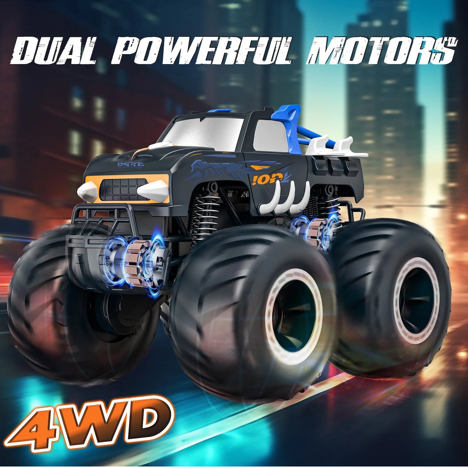 1:16 Remote Control Cars , Waterproof 4WD RC Monster Truck Toys Gifts for Kids Adults