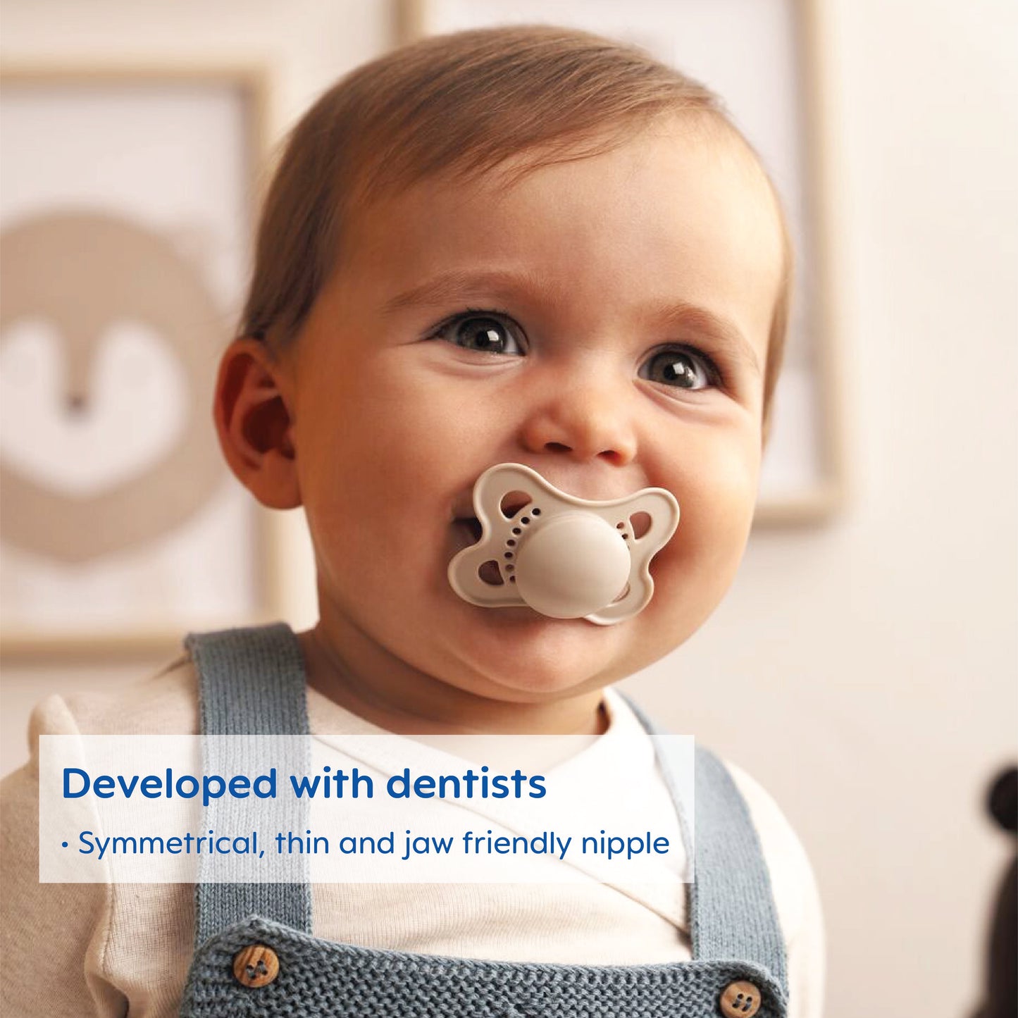 Day & Night Pacifier, 0-6 Months, Girl, 3 Pack