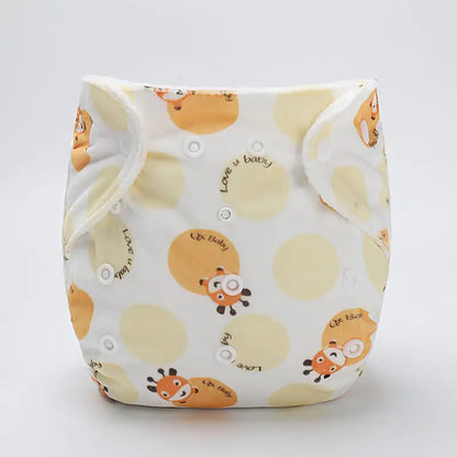 Cartoon Baby Cloth Diaper Pants – Reusable & Adjustable for 0–3 Years
