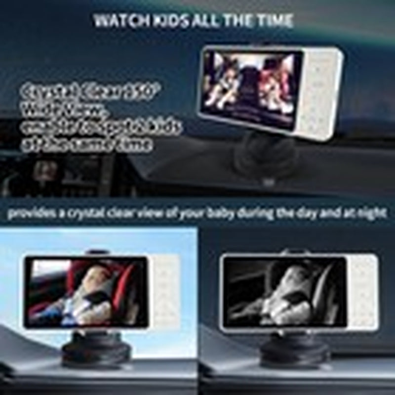 Baby Car Camera Backseat Wireless Baby Monitor with Camera (Max. Range 1000FT...