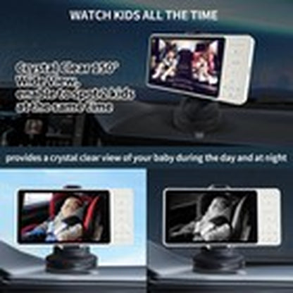 Baby Car Camera Backseat Wireless Baby Monitor with Camera (Max. Range 1000FT...
