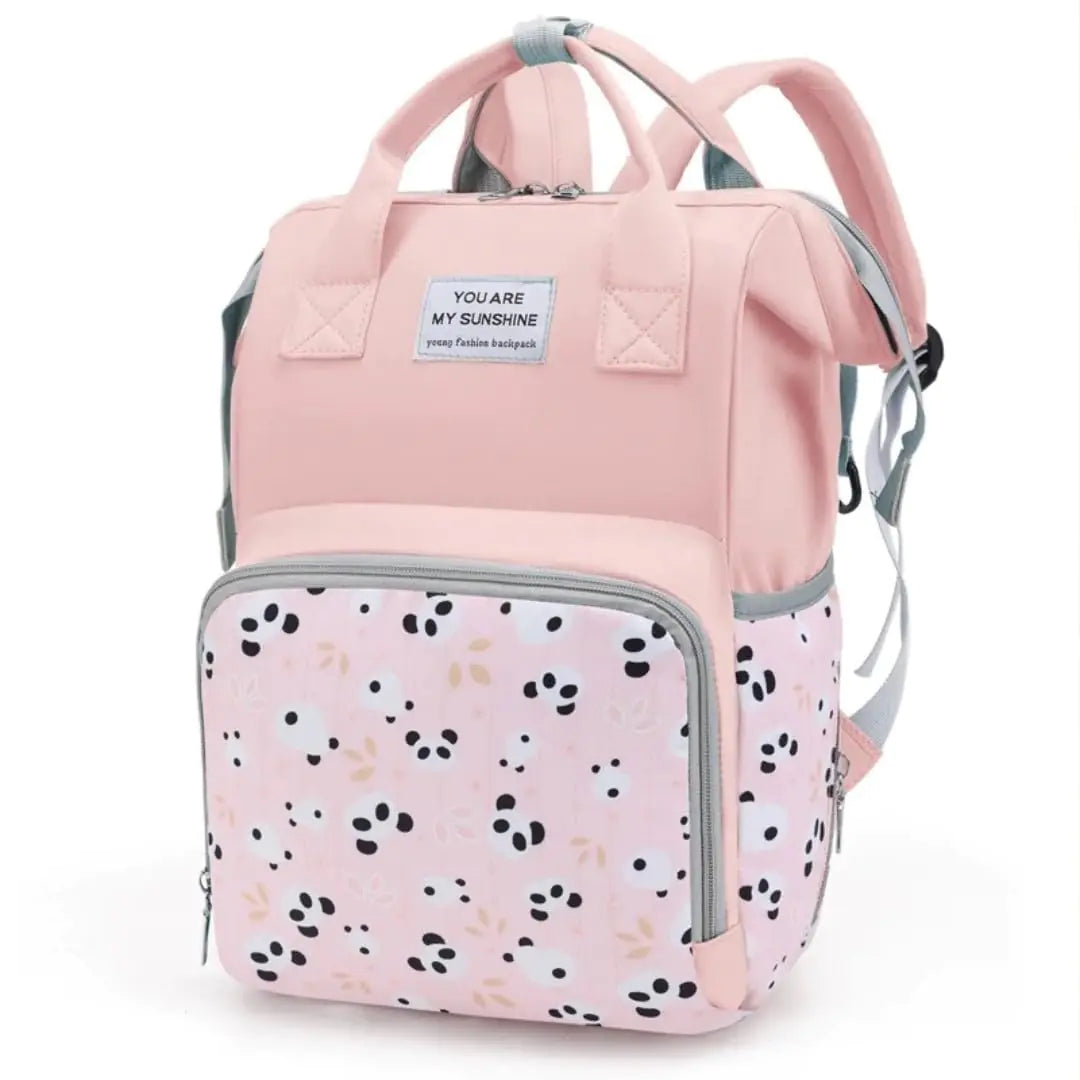 MARYAS Small Diaper Bag Backpack – Pink Waterproof Baby Bag for Moms – Diaper Bag for Baby Girl with Insulated Bottle Pockets & Stroller Straps – Lightweight Travel Backpack for Newborn Essentials